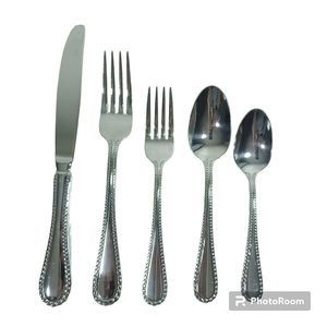 Oneida Pebblebrook Silverware Single Set Of Five Pices
